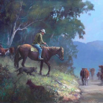 Pa And His Cows
